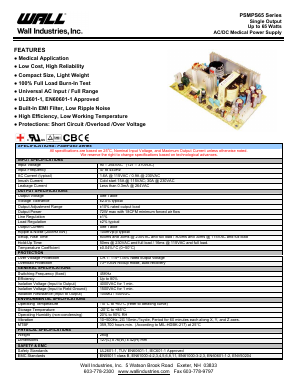 PSMPS65-27 Datasheet PDF Wall Industries,Inc.