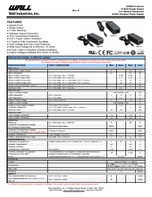 DTMPU15X-108 Datasheet PDF Wall Industries,Inc.
