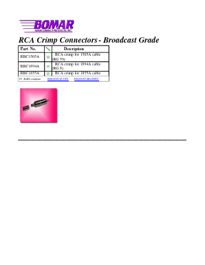 RBC1694A_ Datasheet PDF Winchester Electronics Corporation