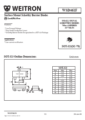 WSD461F Datasheet PDF Weitron Technology