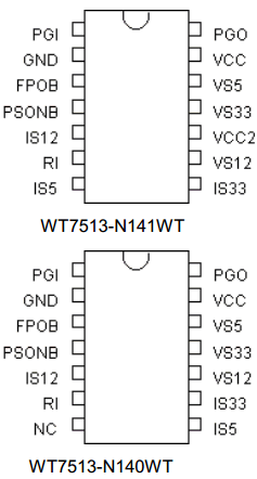 WT7513-N142WT Datasheet PDF Weltrend Semiconductor