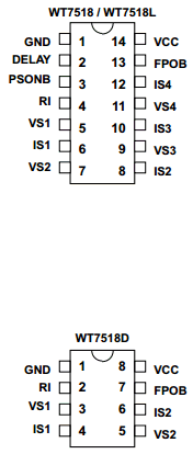 WT7518L Datasheet PDF Weltrend Semiconductor