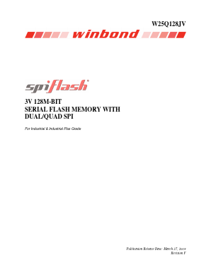 W25Q128JVPJQ Datasheet PDF Winbond