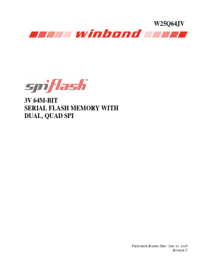 W25Q64JVTCIQ Datasheet PDF Winbond