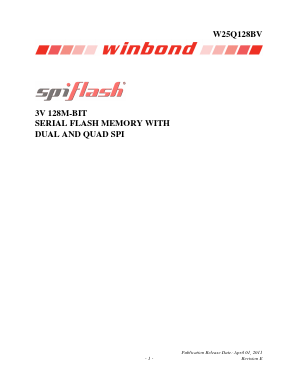 25Q128BVEA Datasheet PDF Winbond