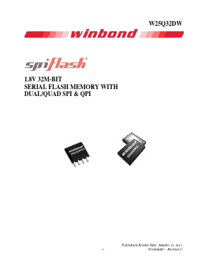 W25Q32DWSFIG Datasheet PDF Winbond