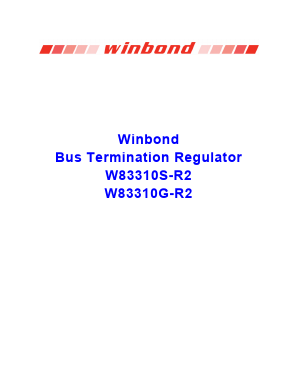 W83310G-R2 Datasheet PDF Winbond