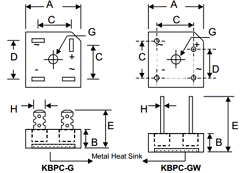 KBPC4002G Datasheet PDF Won-Top Electronics
