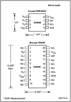 X24640I Datasheet PDF Xicor -> Intersil
