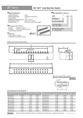 ZP7-64-SS-G Datasheet PDF Yamaichi Electronics Co., Ltd.
