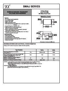 SMAJ54 Datasheet PDF Yangzhou yangjie electronic co., Ltd