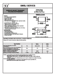 SMBJ54CA_ Datasheet PDF Yangzhou yangjie electronic co., Ltd
