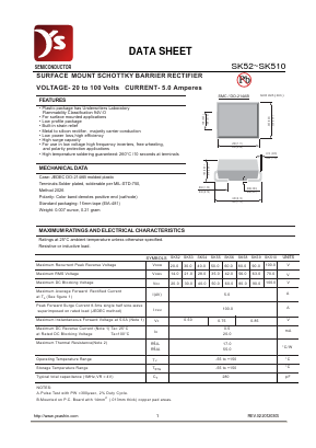 SK510 Datasheet PDF Yea Shin Technology Co., Ltd