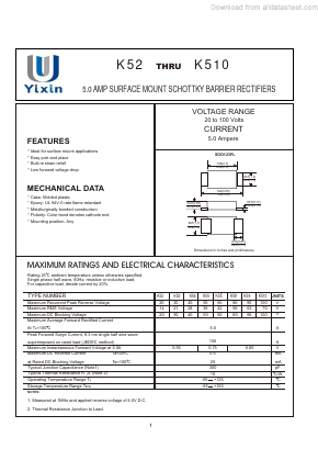 K510 Datasheet PDF Shenzhen Yixinwei Technology Co., Ltd.