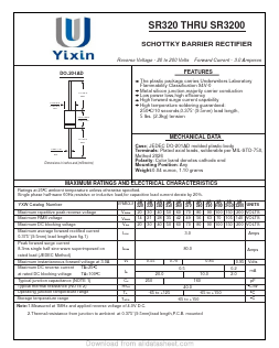 SR360 Datasheet PDF Shenzhen Yixinwei Technology Co., Ltd.