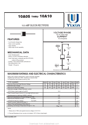 10A4 Datasheet PDF Shenzhen Yixinwei Technology Co., Ltd.