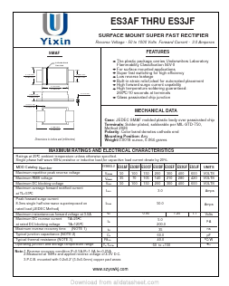 ES3EF Datasheet PDF Shenzhen Yixinwei Technology Co., Ltd.