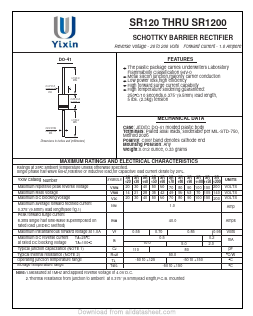 SR180 Datasheet PDF Shenzhen Yixinwei Technology Co., Ltd.
