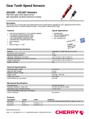 GS100701 Datasheet PDF [ZF Friedrichshafen AG