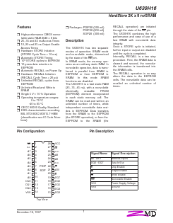 U630H16BSC35 Datasheet PDF Zentrum Mikroelektronik Dresden AG