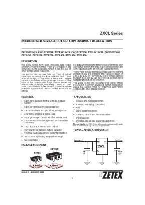 ZXCL250H5 Datasheet PDF Zetex => Diodes