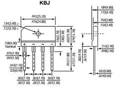 KBJ6005G Datasheet PDF ZOWIE Technology